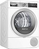 Bosch WTX87E40 HomeProfessional Smarter Wärmepumpen-Trockner, 9 kg, IronAssist Dampf zum Entknittern, Sensitive Drying System textilschonende Trommelstruktur, AutoDry optimale Trocknung