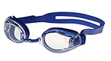 arena Zoom X-Fit Anti-Fog Schwimmbrille Unisex für Erwachsene, Schwimmbrille mit Breiten Gläsern, UV-Schutz, Selbstjustierender Nasensteg, Silikon Dichtung