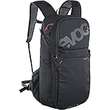 EVOC RIDE 16 Fahrradrucksack Bike-Rucksack für Outdoor-Aktivitäten oder den Alltagseinsatz (cleveres Taschenmanagement, belüftet durch AIR-PAD-Rückenpolsterung und Trinkblasenfach), Schw