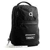 ARTIX Reiserucksack für Laptops bis zu 43.9 cm (17.3 Zoll), funktional, modisch, wasserabweisend, für Männer, Frauen, Arbeit, College, Sport, lässiger Tagesrucksack Gr. L, schwarz / g