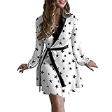 Mumuj Damen Mädchen Seidensatin Robben Geburtstag Bademantel Nachtwäsche Pyjamas Frauen Floral Robe Satin Brautkleid Braut Brautjungfer Zum Ausgehen Pyjamapartys Indoor Reisen Täglich E627