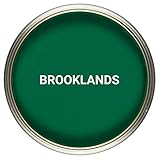 Vintro Paint Satin-Möbelfarbe, Holz, Zierleiste, Metall, Eierschalen-Finish, 1 Liter (Brooklands – Dunkelgrün)