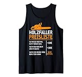 Herren Holzfäller Preisliste Lustige Geschenke Tank Top