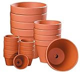 VBS 10er-Pack Terrakotta-Töpfe Ø innen 18cm Blumentopf Tontop