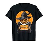 Gruselige Happy Halloween Kostüm für Herren Kürbis T-S