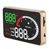 Auto-HUD-Display Universelles Auto-HUD-Display Schwarz 9V-16V Automatisches Ein- und Ausschalten, geeignet für OBD 2 S