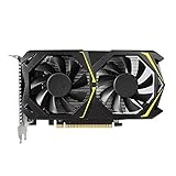 DROHOO Tragbare Vga-Grafikkarten für Nvidia Geforce Gtx750Ti Diskrete Grafikkarte 4Gb Ddr5 128 Bit für professionelle Spieler,Schwarz + Gelb