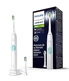 Philips Sonicare ProtectiveClean 4300 elektrische Zahnbürste HX6807/51 – Schallzahnbürste mit Clean-Putzprogamm, Andruckkontrolle & Timer – Weiß