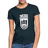 Spreadshirt Ostalgie Motorsport Zwickau Wappen Frauen T-Shirt, L, Navy