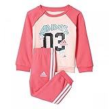 adidas Kinder I Sp Terry Jog Trainingsanzug, Pink/Roshel/Supros, Size 80