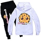 Cookie Swirl C Hose und Top Set für Kinder YouTube Gamer Tracksui tCookie Swirl C Merch für Jungen Mädchen, weiß, 3-4 J