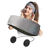 Blueear Schlafkopfhörer Bluetooth,Bluetooth Stirnband Kopfhörer mit HD Stereo Lautsprecher für Sport Training, Joggen, Yoga,R