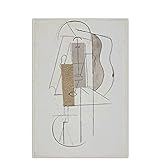 DFRES Pablo Picasso Kopf Abstrakte Poster Kunstdrucke Pablo Picasso Leinwand Wand Bilder Bild Bilder FüR Wohnzimmer Wanddekoration äSthetisch 50x70cm Kein R