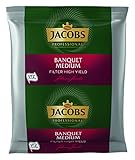Jacobs Professional Banquet Medium Filterkaffee im Portionsbeutel, Großpackung mit 72 Stück (72x70g=5.040g), gemahlener Kaffee, Portion für ganze Kanne, extrem ergiebig