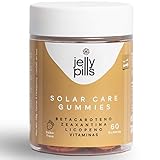 Betacarotene + Lycopin + Zeaxanthin + Kupfer + Vitamine A, C und E | 60 Gummies | Multivitamine und natürliche Mineralien zur Pflege und Verbesserung der Hautfarb