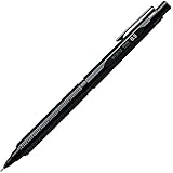 Pentel PP3005-A ORENZNERO Druckbleistift mit automatischem Minenvorschub, bruchsichere Mine, schwarzes Metallgehäuse, 0,5