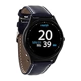 X-WATCH QIN XW PRIME II Navy blue – ultra slim Android und iOS Smartwatch – elegante Herren Smartw