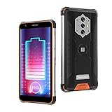 Blackview BV6600 Outdoor Smartphone Ohne Vertrag, 8,580mAh Akku Outdoor Handy, 16M+8MP Kamera, 4GB + 64GB, 4G Dual SIM, Android 10 5,7 Zoll Robustes Handy, NFC/Face ID/OTG/IP68/GPS