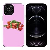 Modische TPU-Handyhülle, originelles Design, Tannenzweige, Christbaumkugeln, Dekoration, Schneeflocken, für iPhone 12 Mini Pro Max als Geschenk für Unisex Herren Damen Teenag