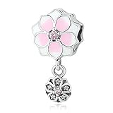 COOLTASTE 2017 Neue Frühlingskollektion Magnolia Bloom Perlen DIY passend für Original Pandora Armbänder 925 Silber Charm Schmuck