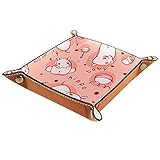 Catchall Tray Desk Organizer Valet Tray für Herren Damen Schlüsselablage für Tischmünze Aufräumen für das Büro zu Hause Hippos Baby