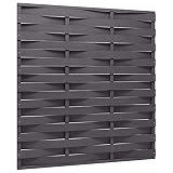 Goliraya Zaunelement Gartenzaun Sichtschutzzaun Zaunpaneel Lamellenzaun Windschutz Zaun Windschutzzaun Lärmschutz Terrasse Garten Flechtzaun WPC 170x180cm G