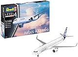 Revell REV-04952 Airbus A321 Neo, Flugzeugmodellbausatz 1:144, 30,9cm Other License Modelmaking, unlack