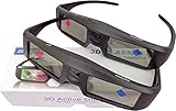 Sintron ST07-BT 3D Active Shutter Glasses Rechargeable for RF 3D TV, 3D Glasses for Sony, Panasonic, Epson 3D Projector, Samsung 3D TV, Compatible with TDG-BT500A TY-ER3D5MA TY-ER3D4MA TDG-BT400