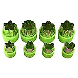 ANTKING Ausstecher Set, 8er-Pack, Mini-Torte, Obst- Und Keksstempelform, Edelstahl-ausstecher Dekoratives Essen, Für Kinder Backen Und Werkzeuge Zubehör Handwerk Für Die Kü