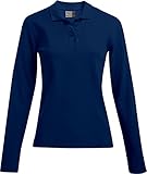 Promodoro Heavy Langarm-Poloshirt Damen, Weiß, L