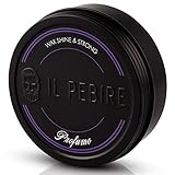 IL PEBIRE® PROFUMO - wasserbasierte Pomade I extra starker Halt I high Shine Effekt für ein glänzendes Finish I Haarwachs glänzend für kurzes bis langes Haar I