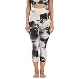 QTJY Camouflage Nahtlose Yogahose, Gym Push-Ups Damen Fitnesshose, Kniebeuge Trainingsleggings mit hoher Taille BL