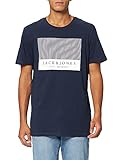 Jack & Jones Herren JJSTROKE Tee SS Crew Neck T-Shirt, Blau (Navy Blazer/Fit:REG), XXL