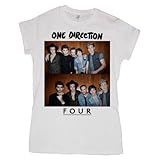 One Direction Damen ONEDTEE82LSW02 T-Shirt, Weiß, M