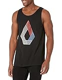 Volcom Herren Stone Blazer Tank T-Shirt, schwarz,