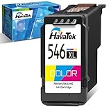 HavaTek Remanufactured Druckerpatronen für Canon 545 546 XL Schwarz Farbe PG-545XL CL-546XL Patronen (Multipack) mit Pixma TR4550 TR4551 MG2550S TS3150 MX495 TS3350 MG2450 MG2550 TS305 MG2555S Druck