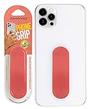 Amayo Grip - Das Original! Smartphone Fingerhalter - Handy Fingerhalterung Phone Grip Handy Halter Ständer Griff - Handy Halterung Handy Ring (Matt Serie - Rot)