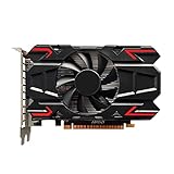 DANLINI Computergrafikkarte AMD HD6770 1G Aktie 4G DDR5 128 Bit PCIE 2.0 HDMI-kompatibel + VGA + DCI-Schnittstelle mit Lüfter Separate Grafikk