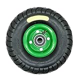 Mapeieet Sackkarrenrad 4.10/3.50-4 Vollgummirad Ersatzrad Pannensicher Sackkarre Kugellager Bollerwagen Sackk