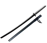 BAY® Set Angebot Katana mit Scheide SAYA aus Polypropylen Bokken Attrappe Training Samuraischwert Schwert Samurai schwarz aus TPR- Kunststoff 100 cm Trainingsschw