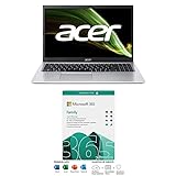 Acer Aspire 3 (A315-58-5517) Laptop 15.6 Zoll Windows 10 Home - FHD IPS Display, Inte + Microsoft 365 Family | Dow