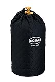 RÖSLE 25038 Abdeckhaube für Gasflasche mit 5 kg Füllgewicht, Hochwertige Schutzhülle aus 1 Polyester, mit praktischem Klettverschluss und Zugb