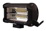 Xxffd. LED-Scheinwerfer Lichtstange 5 Zoll 72W Arbeitsscheinwerfer Scheinwerfer Scheinwerfer Off-Road-Fahrlampen für LKW-Polaris ATV UTV SUV. Traktorboot-LED-Licht (Edition: Spotlight)