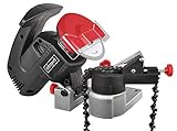 Scheppach Kettenschärfer KS1200 (200W, Schleifscheibe- Ø 100mm, Bohrungs- Ø 10mm, großer Funkschutz, kompakte Bauweise, robustes Gehäuse, einfach transportierbar)
