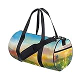 MALPLENA Ölgemälde Blumen Löwenzahn Kornblume Daisy Drum Gym Duffel Bag Frauen R