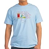 CafePress Quilt of Life T-Shirt, 100 % Baumwolle Gr. M, hellb