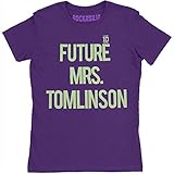 One Direction Unisex ONEDTEE19LSPU03 T-Shirt, violett, L