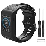 YASPARK Vivoactive HR Armband, Weiches Silikon Ersatz Uhrenarmband Einstellbar Replacement Sportband mit Tools Armband für Vivoactive HR Sport GPS-Smartw