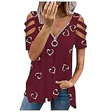 Bluse Business Bluse Damen blusentops Damen animalprint Pullover Damen sexy elegant Festliche blusen Damen sommertop, für Damen Off Shoulder Bluse Damen 3D Shirt Jersey G