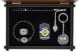 Gök-Türk Handgemachte Schatulle 'Fenerbahce' Schmuck Set für Herren: Set aus Halskette, Ring, Armband, Gebetskette - Tesbih, Schlüsselanhäng